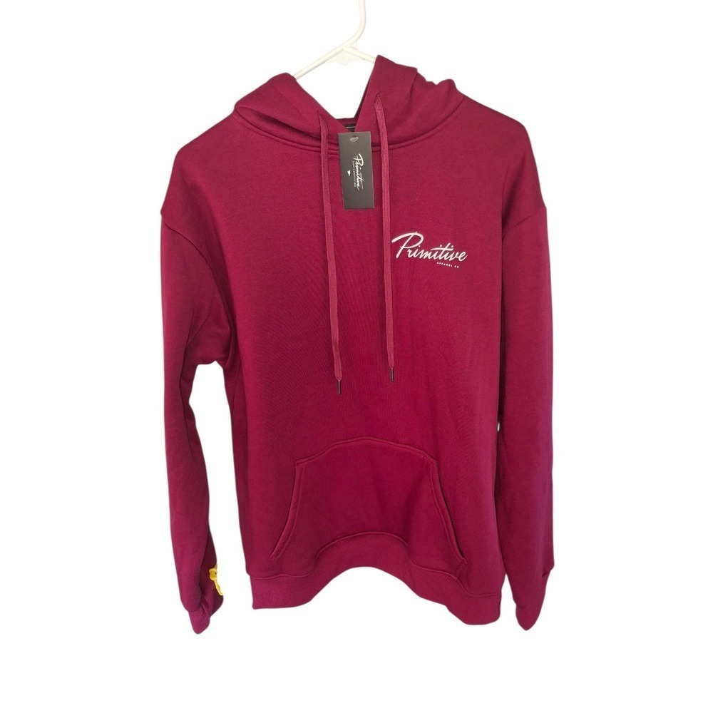 Primitive Skateboarding Maroon Pullover Hoodie Size L‎ NWT